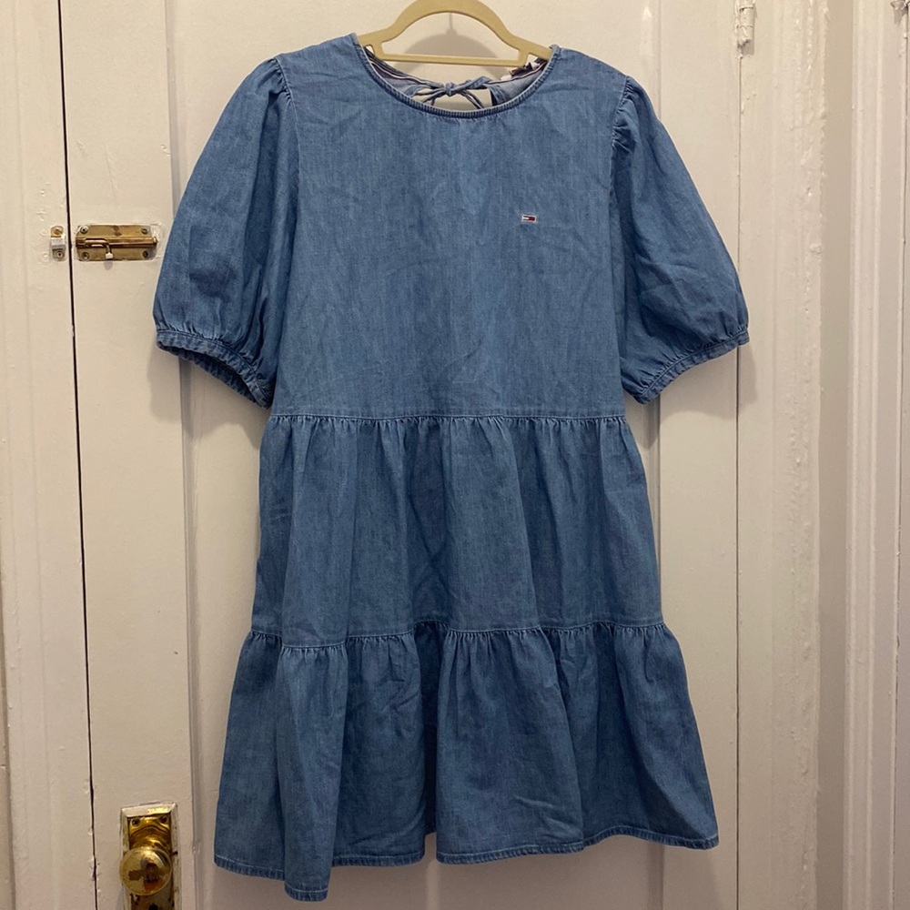 Denim tiered Tommy Hilfiger dress